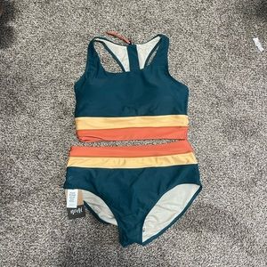 NWT/EUC Nani Swimwear Atlantic Cutback Crop size L